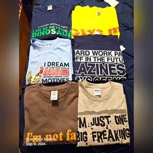 2XL Tee Shirts Mountain Dew Assorted Sayings  Unisex New